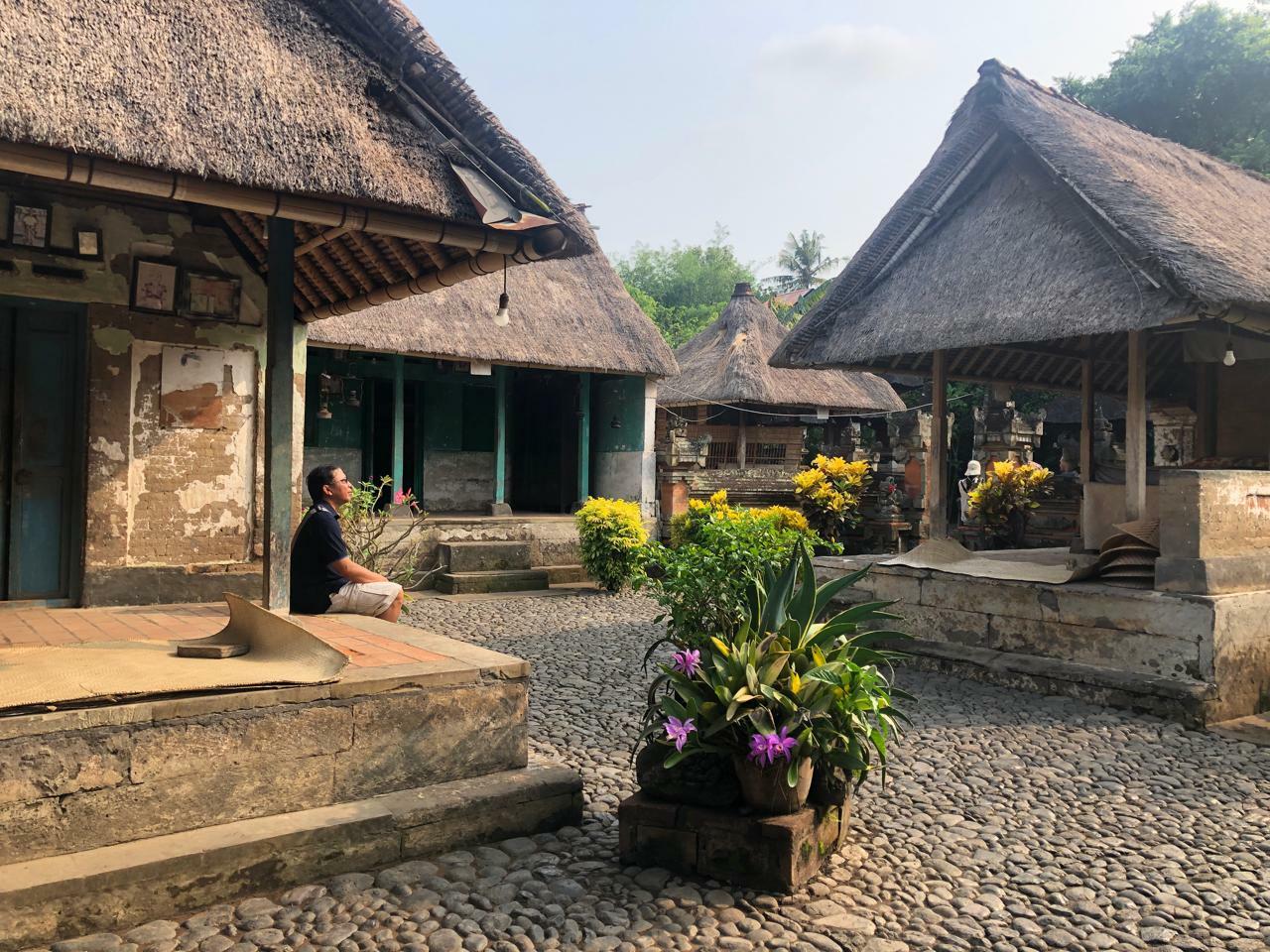 Traditionelle Haus im Dorf Batuan